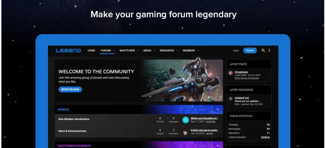 Legend - игровой стиль